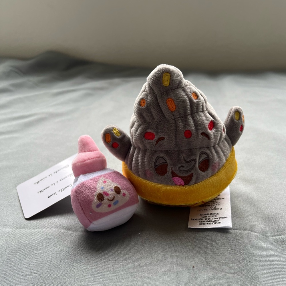 Disney Parks Lumiere Gourmet Goodies Munchlings w Vanilla Icing Plush